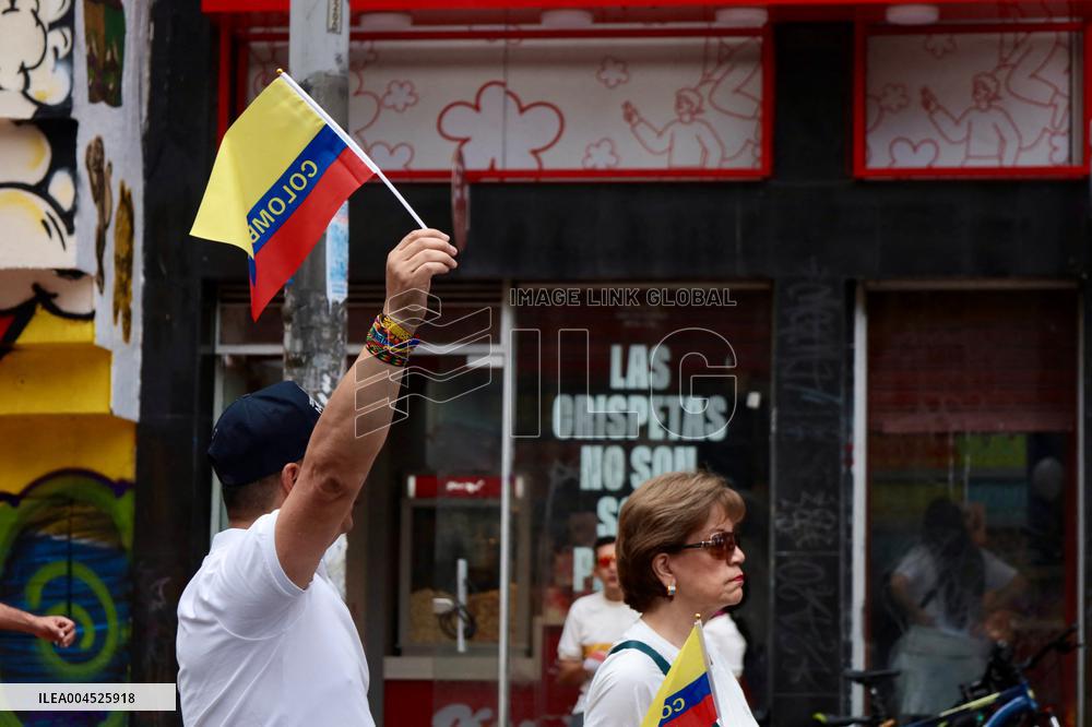 Silent March for Miguel Uribe Turbay
