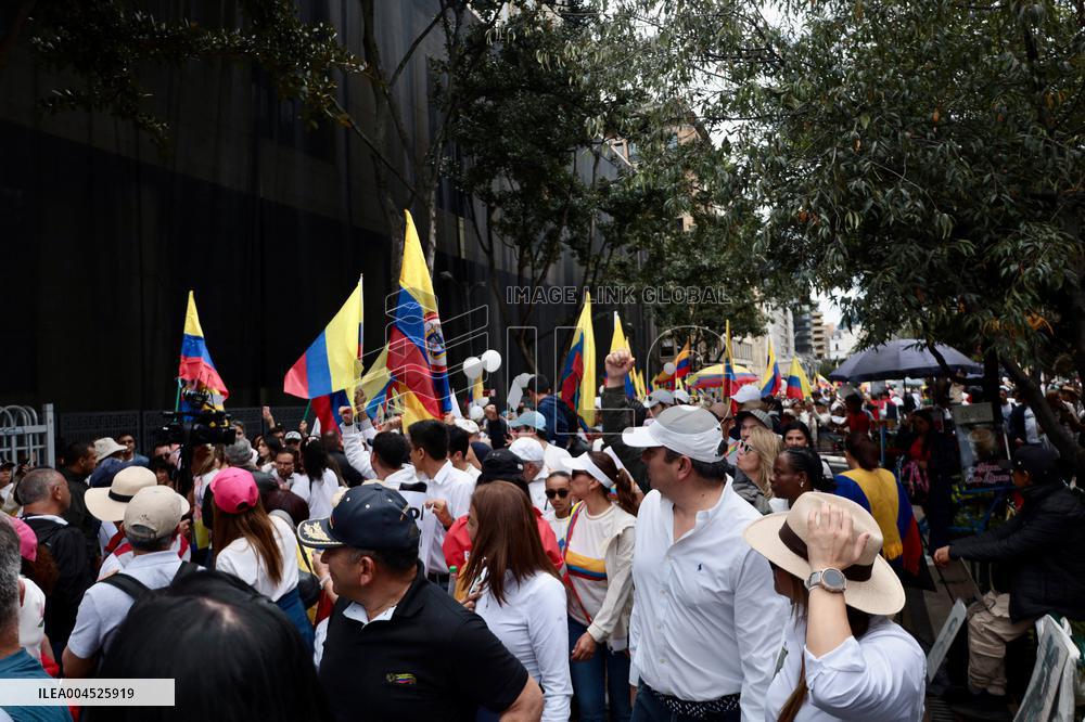 Silent March for Miguel Uribe Turbay