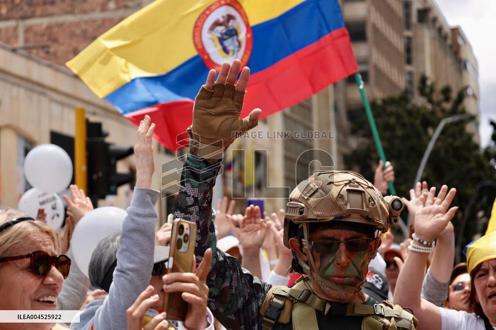 Silent March for Miguel Uribe Turbay