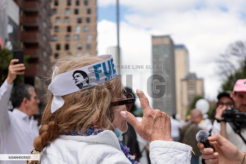 Silent March for Miguel Uribe Turbay