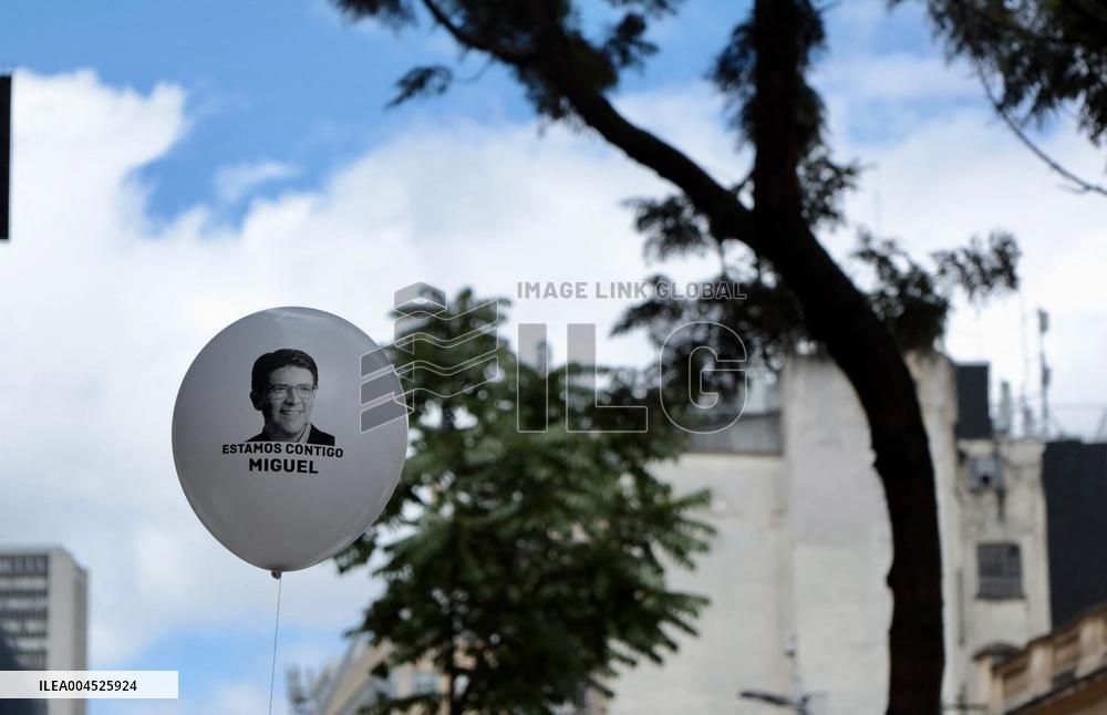 Silent March for Miguel Uribe Turbay