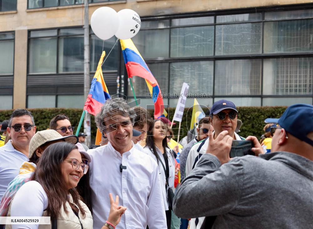 Silent March for Miguel Uribe Turbay