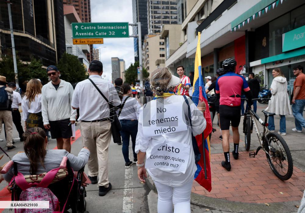 Silent March for Miguel Uribe Turbay