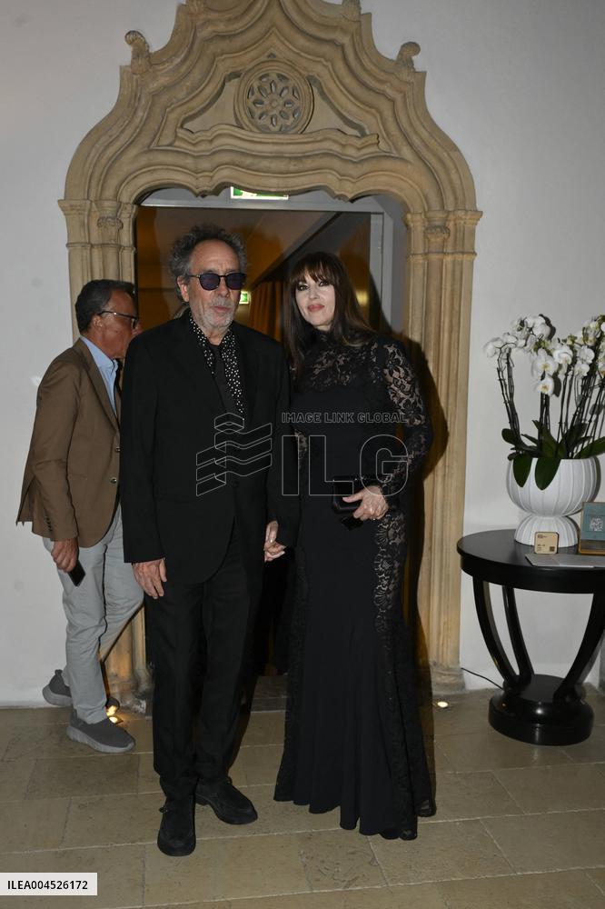 71st Taormina Film Festival - Monica Bellucci And Tim Burton