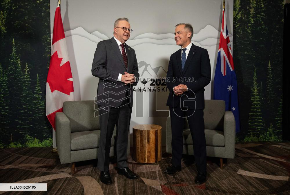 G7 Summit - Mark Carney Meets With Anthony Albanese
