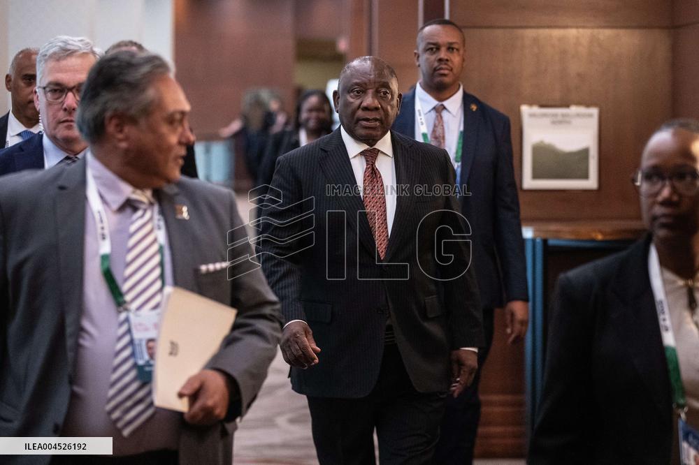 G7 Summit - Mark Carney Meets With Cyril Ramaphosa