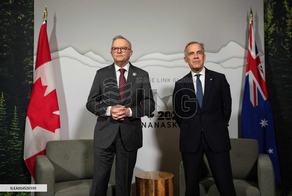 G7 Summit - Mark Carney Meets With Anthony Albanese