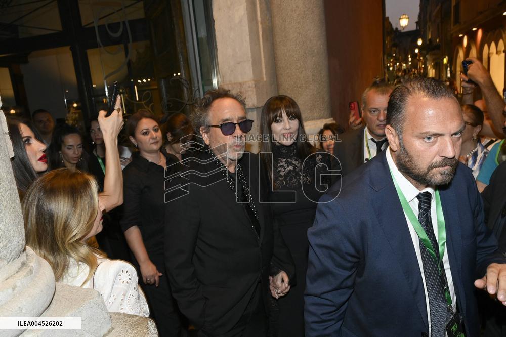 71st Taormina Film Festival - Monica Bellucci And Tim Burton