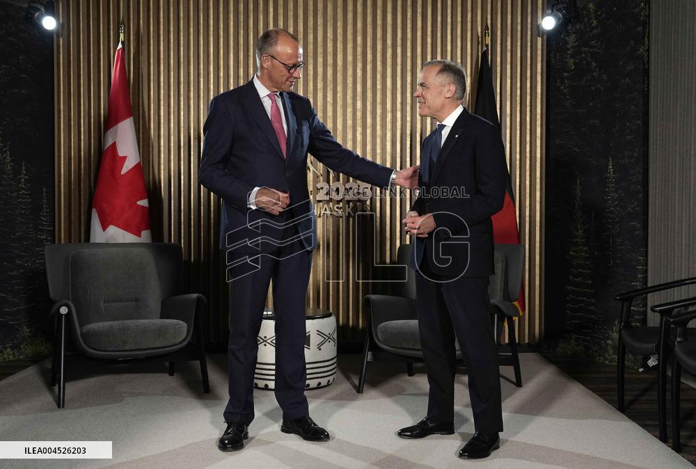 G7 Summit - Mark Carney Meets With Friedrich Merz