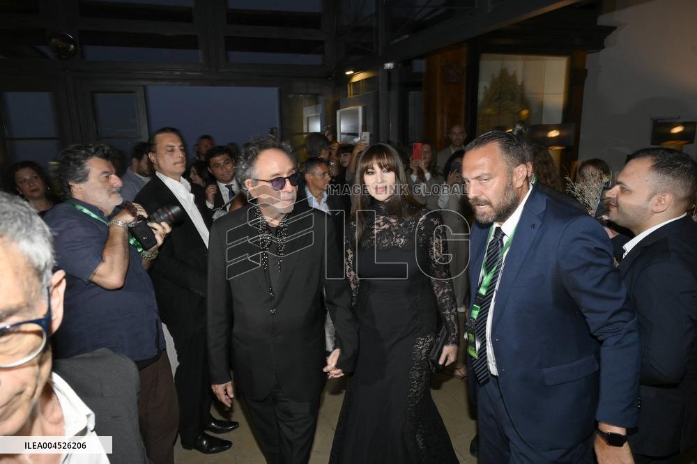 71st Taormina Film Festival - Monica Bellucci And Tim Burton