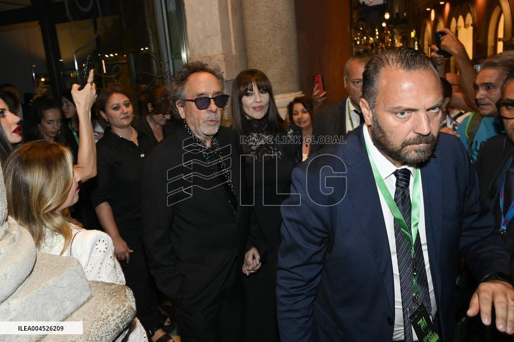 71st Taormina Film Festival - Monica Bellucci And Tim Burton