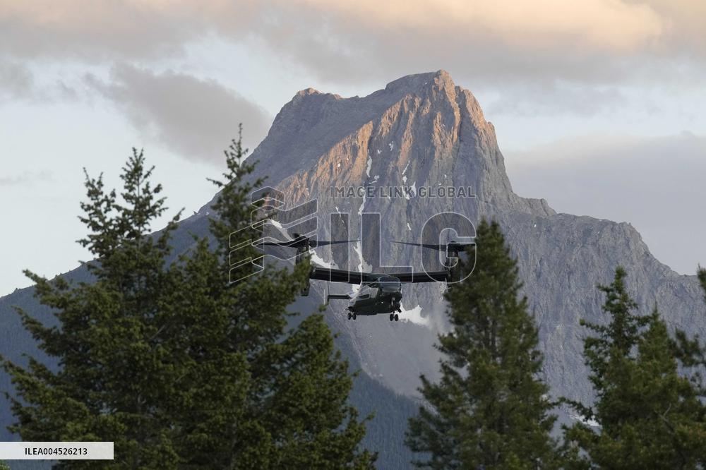 President Trump Arrives At The G7 Summit - Kananaskis