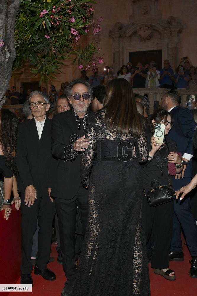 71st Taormina Film Festival - Monica Bellucci And Tim Burton