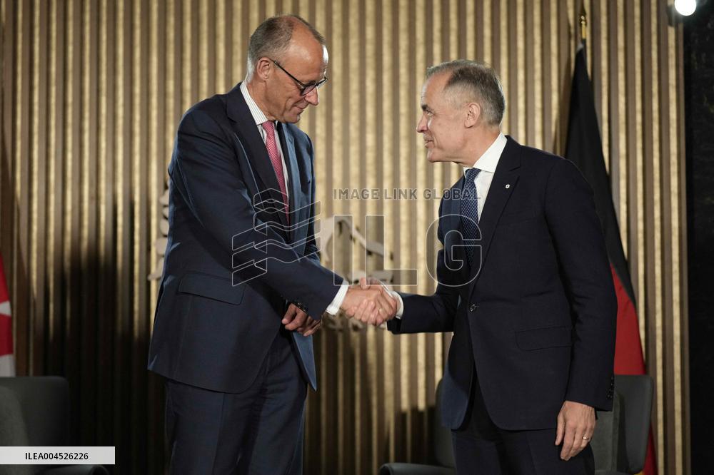 G7 Summit - Mark Carney Meets With Friedrich Merz