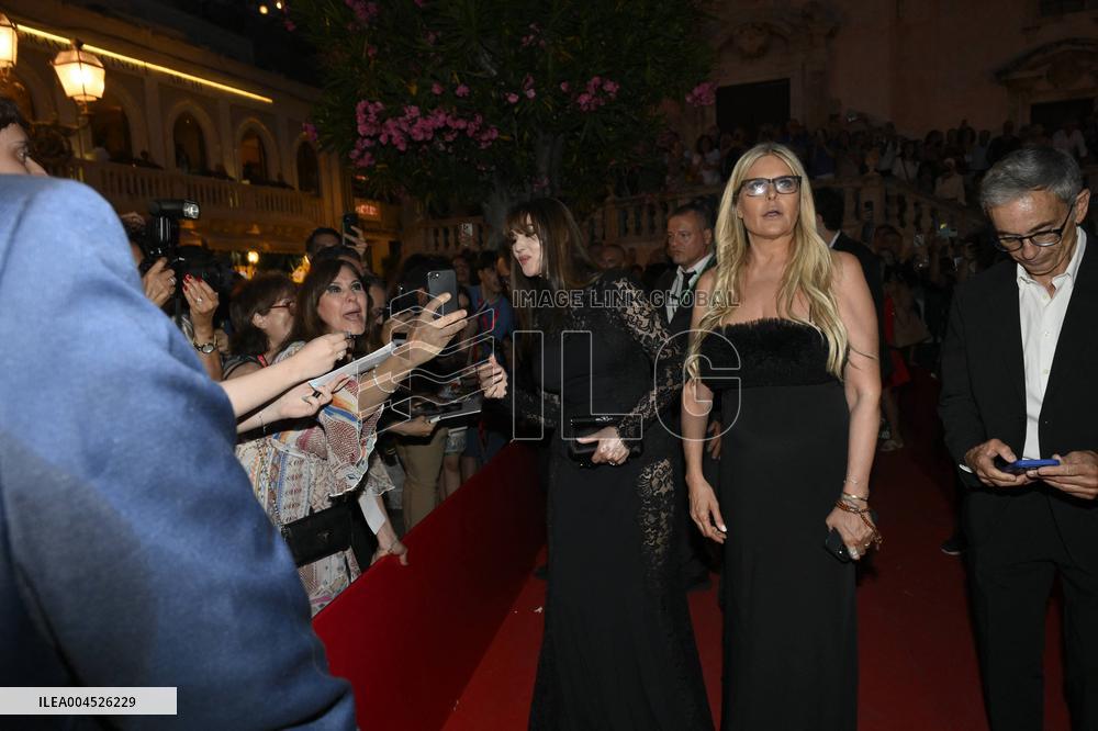71st Taormina Film Festival - Monica Bellucci And Tim Burton