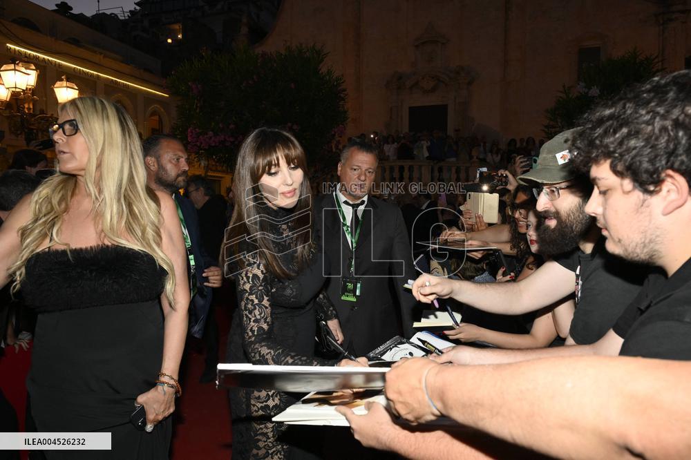71st Taormina Film Festival - Monica Bellucci And Tim Burton