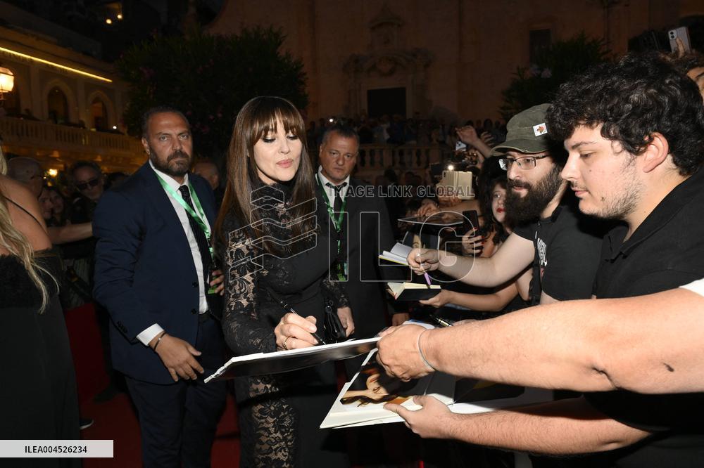 71st Taormina Film Festival - Monica Bellucci And Tim Burton