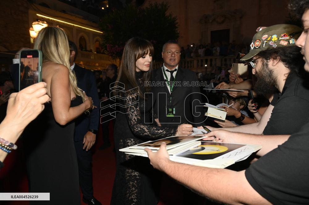 71st Taormina Film Festival - Monica Bellucci And Tim Burton
