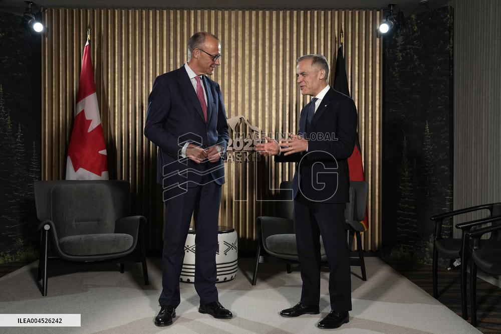 G7 Summit - Mark Carney Meets With Friedrich Merz