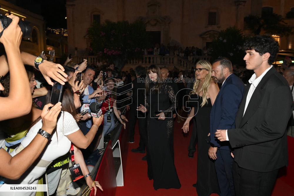 71st Taormina Film Festival - Monica Bellucci And Tim Burton
