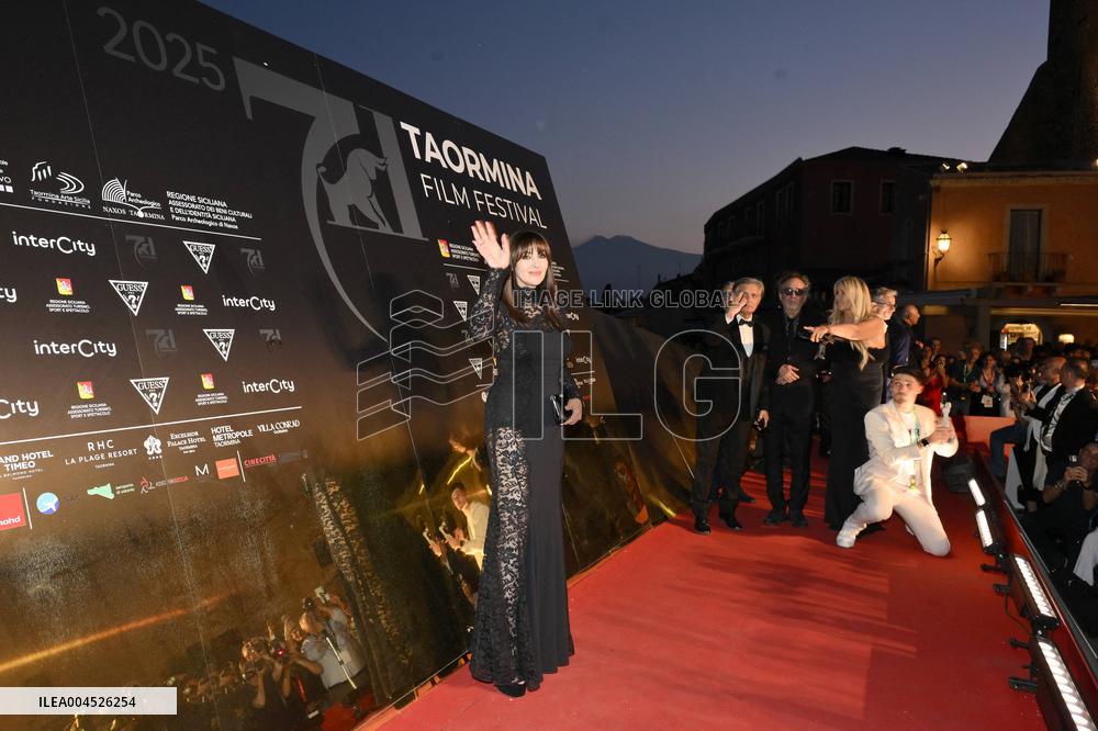 71st Taormina Film Festival - Monica Bellucci And Tim Burton