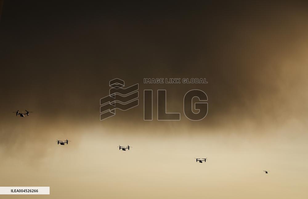 G7 Summit - President Trump Arrives In Calgary