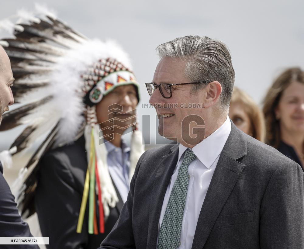 G7 Summit - Keir Starmer Arrives In Calgary