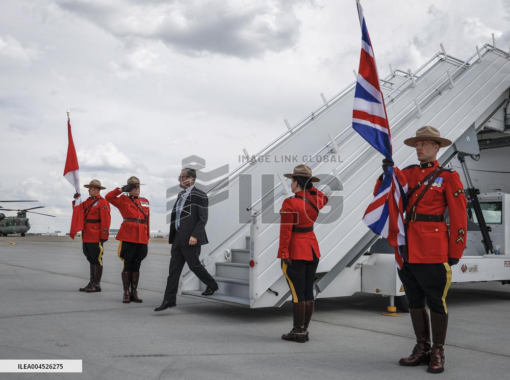 G7 Summit - Keir Starmer Arrives In Calgary