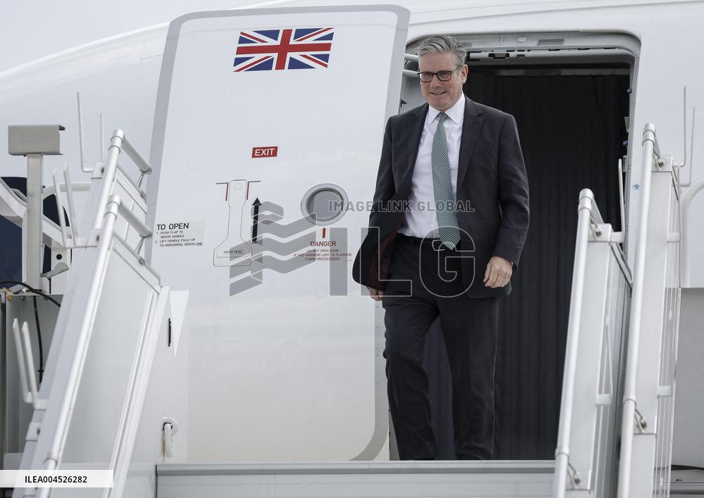 G7 Summit - Keir Starmer Arrives In Calgary