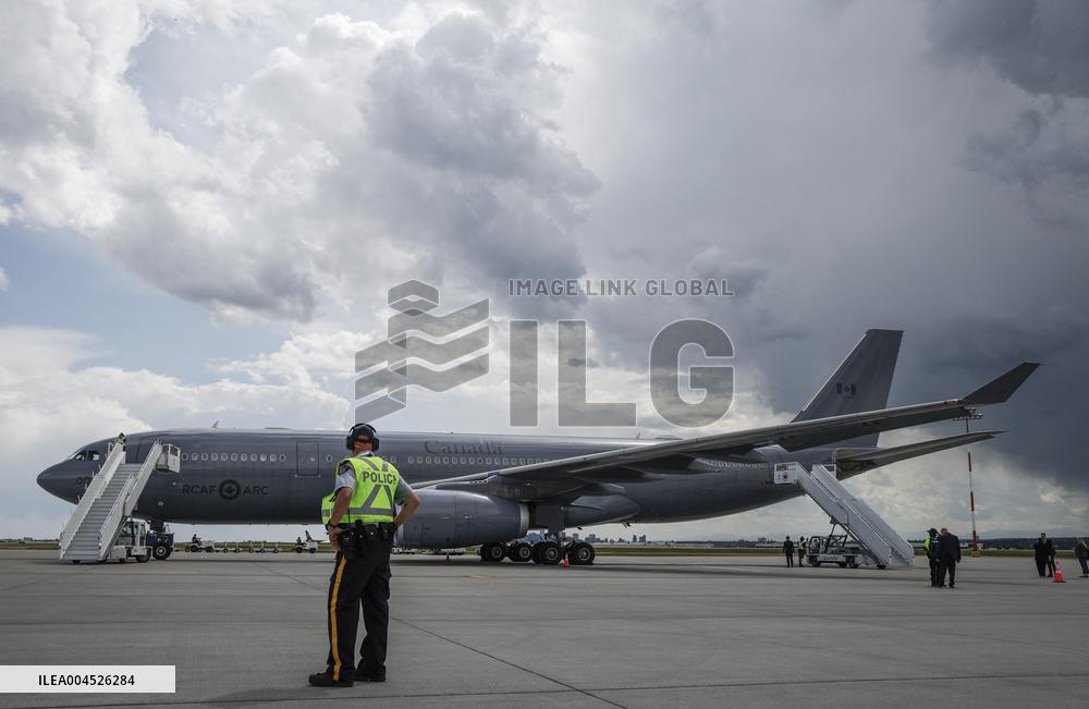 G7 Summit - Keir Starmer Arrives In Calgary