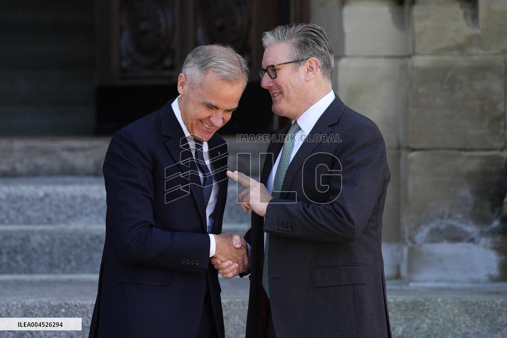 Mark Carney Meets With Keir Starmer - Ottawa