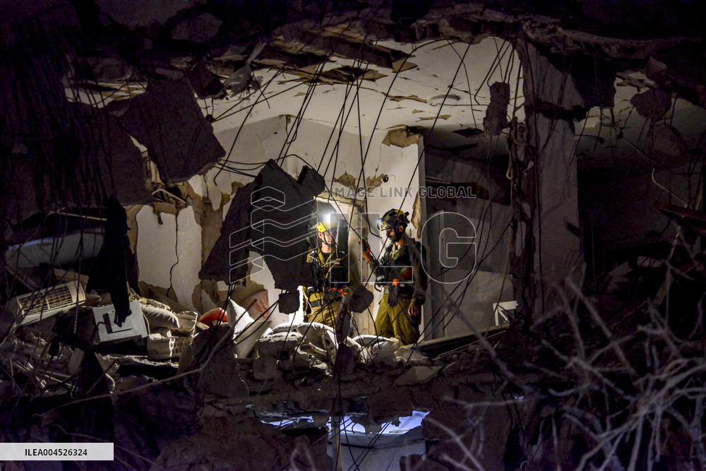 Iranian Missile Attack - Tel Aviv