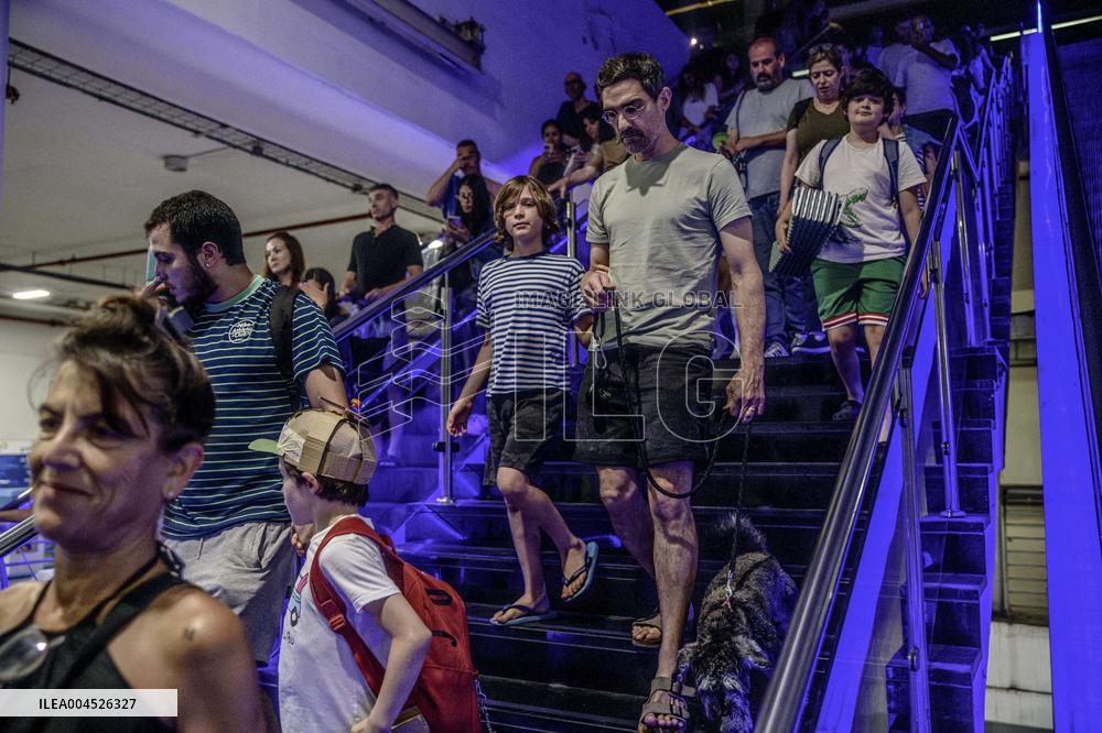 Missile Alert Sends Israelis Underground