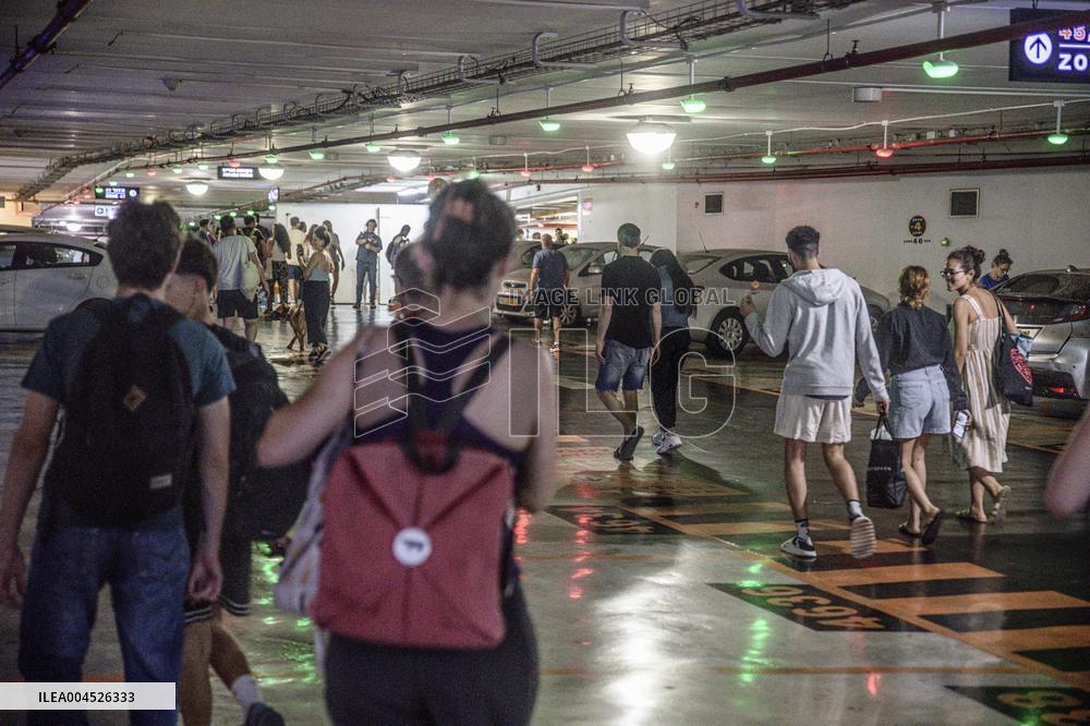 Missile Alert Sends Israelis Underground