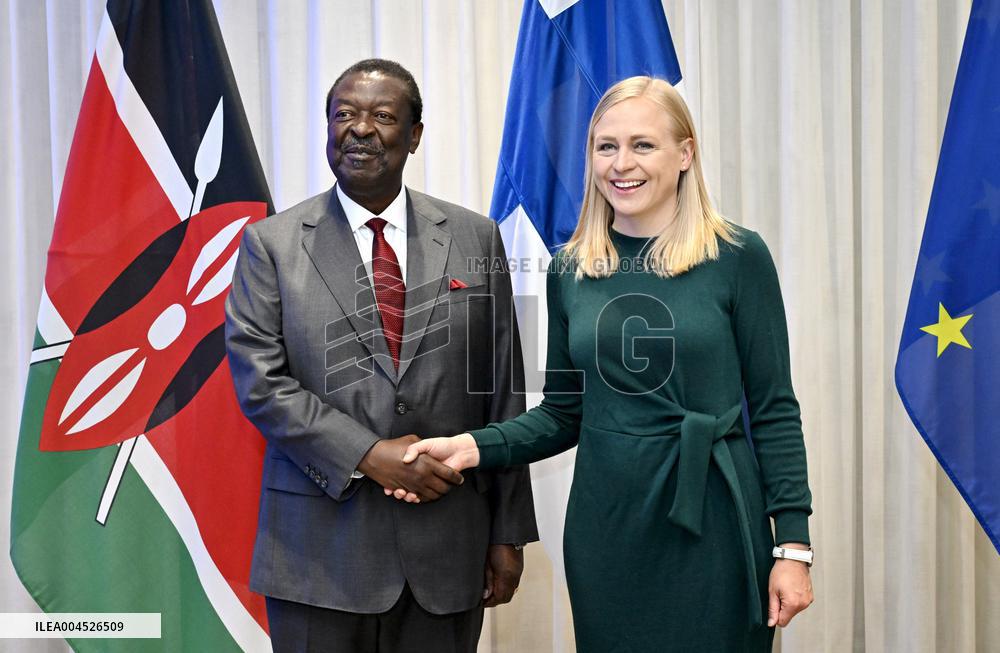 Kenyan Prime Minister and Minister of Foreign Affairs Musalia Mudavadi in Finland