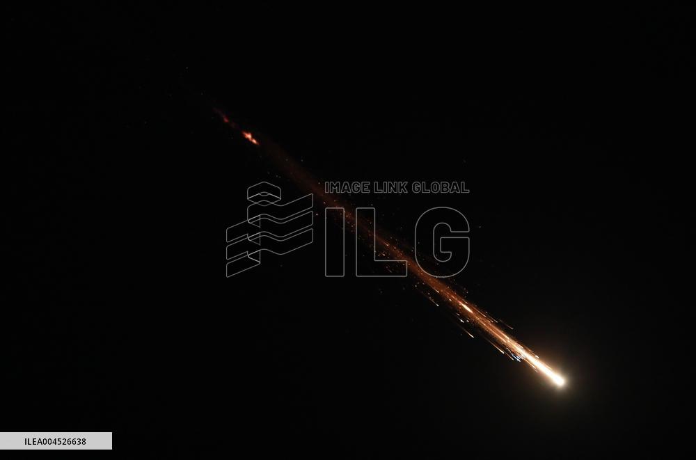 Iranian Missiles in Sky Of Palestine