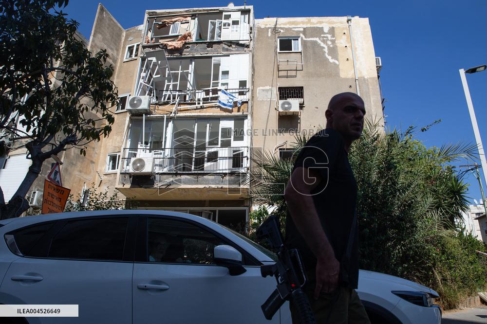 Iranian Missile Strike Hits Bat Yam