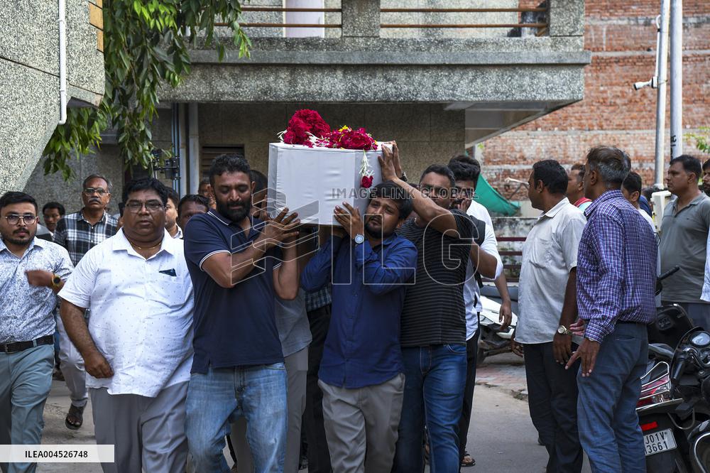 Funeral for The Victims of The Air India Plane Crash - India