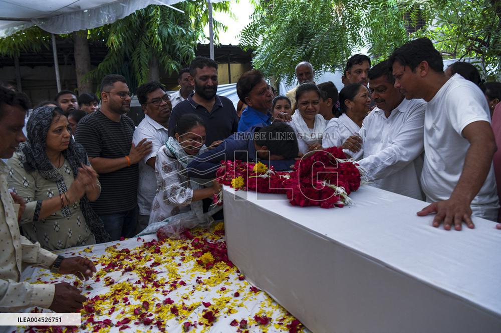 Funeral for The Victims of The Air India Plane Crash - India
