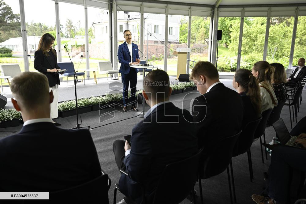 Kultaranta Talks -debate session - Naantali, Finland