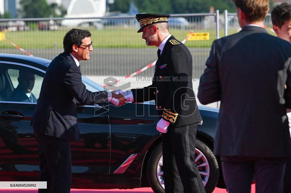 Francois Bayrou at Paris Air Show 2025 - Le Bourget