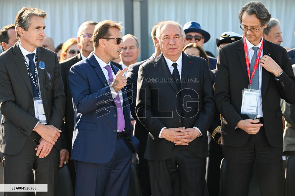 Francois Bayrou at Paris Air Show 2025 - Le Bourget