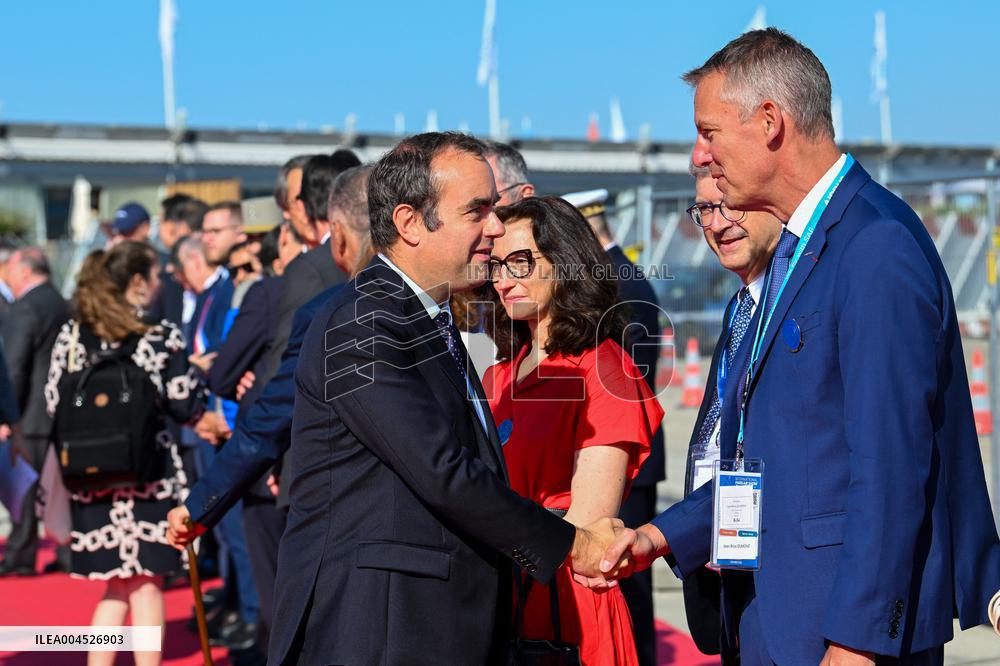 Francois Bayrou at Paris Air Show 2025 - Le Bourget