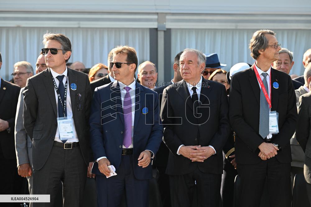 Francois Bayrou at Paris Air Show 2025 - Le Bourget