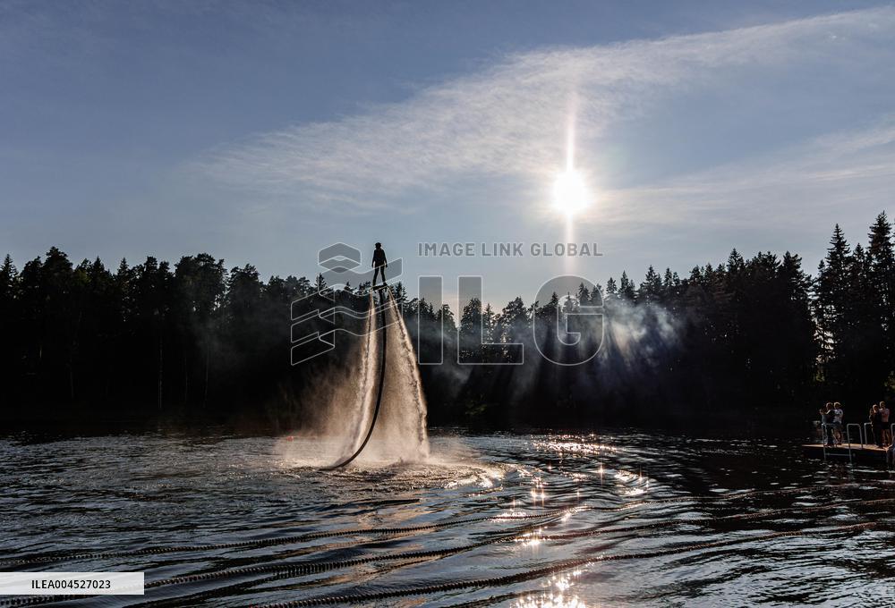 Tallest diving tower in the Baltics