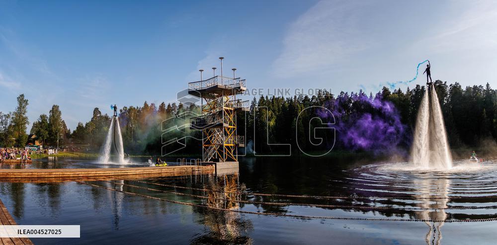 Tallest diving tower in the Baltics