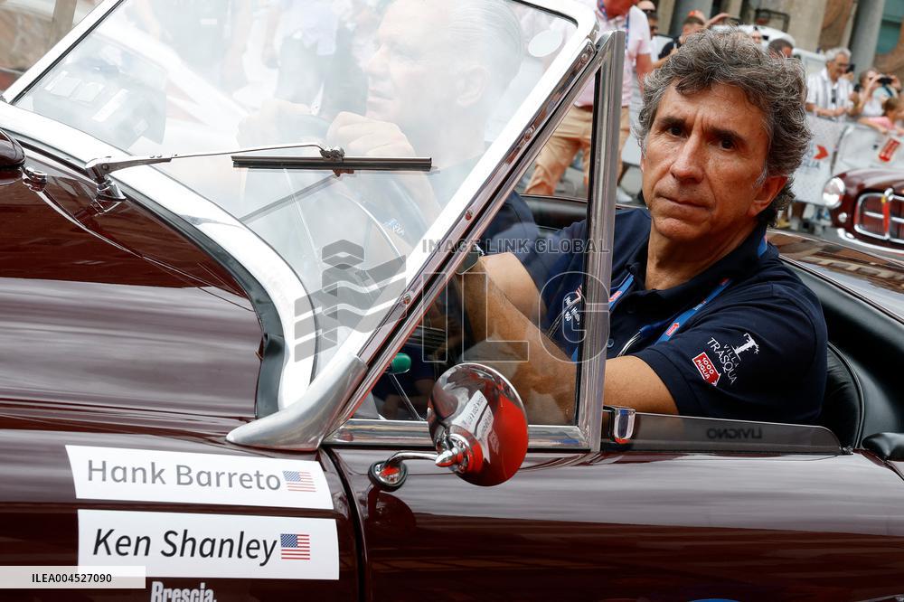 MOTORI - Auto Storiche - 1000Miglia - Punzonatura e Presentazione Vetture