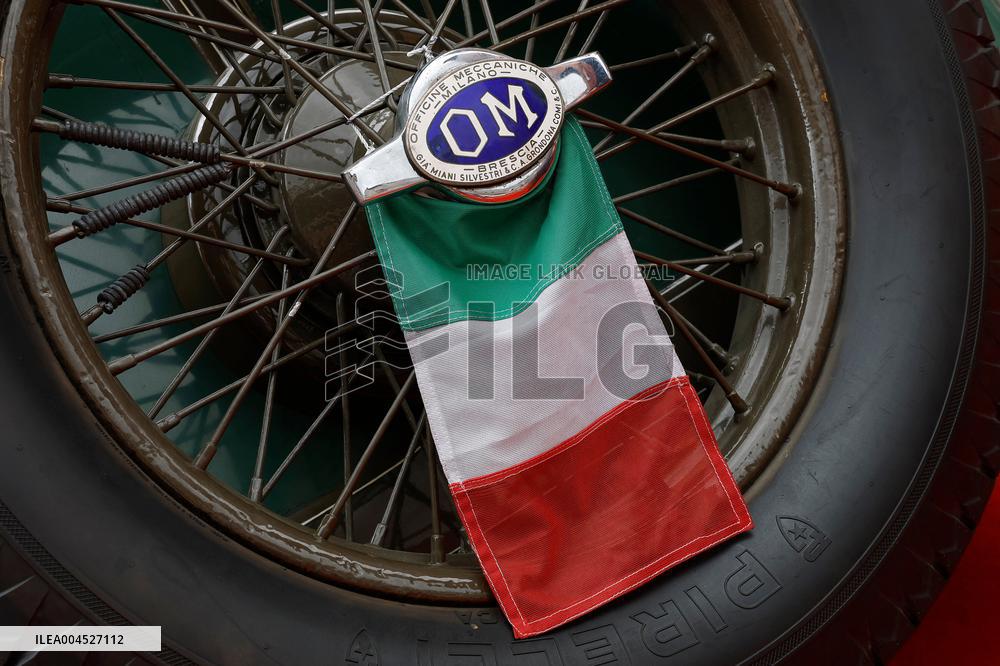 MOTORI - Auto Storiche - 1000Miglia - Punzonatura e Presentazione Vetture