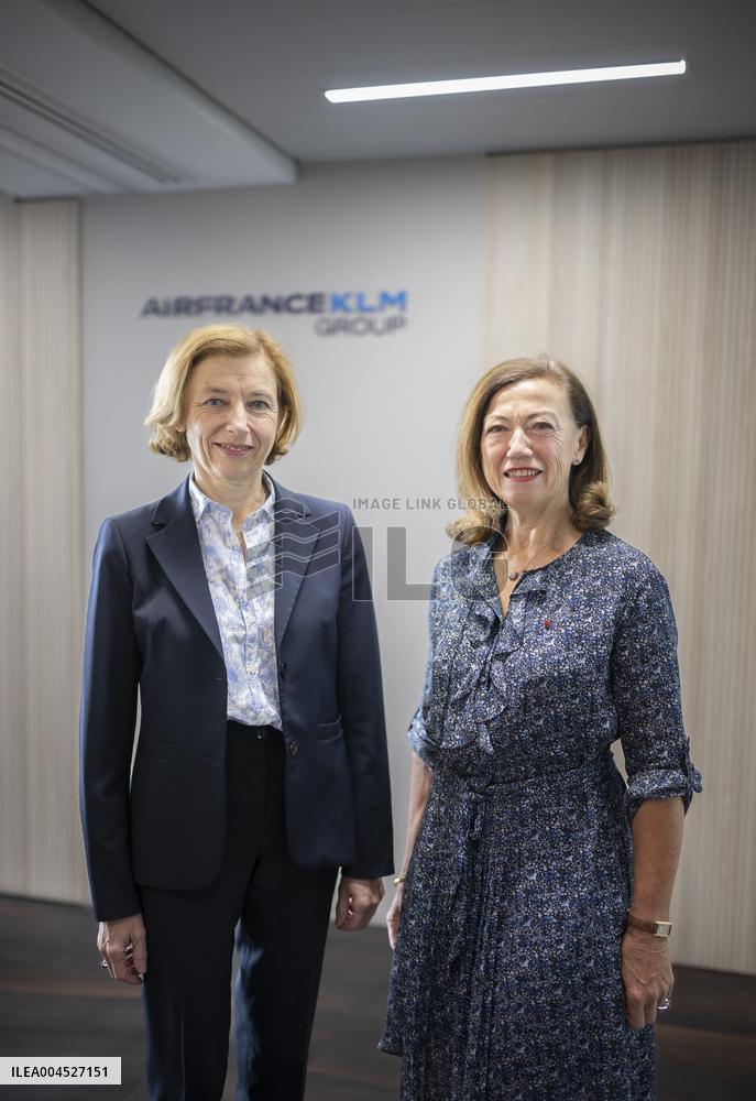 Anne-Marie Couderc et Florence Parly Portrait - Paris