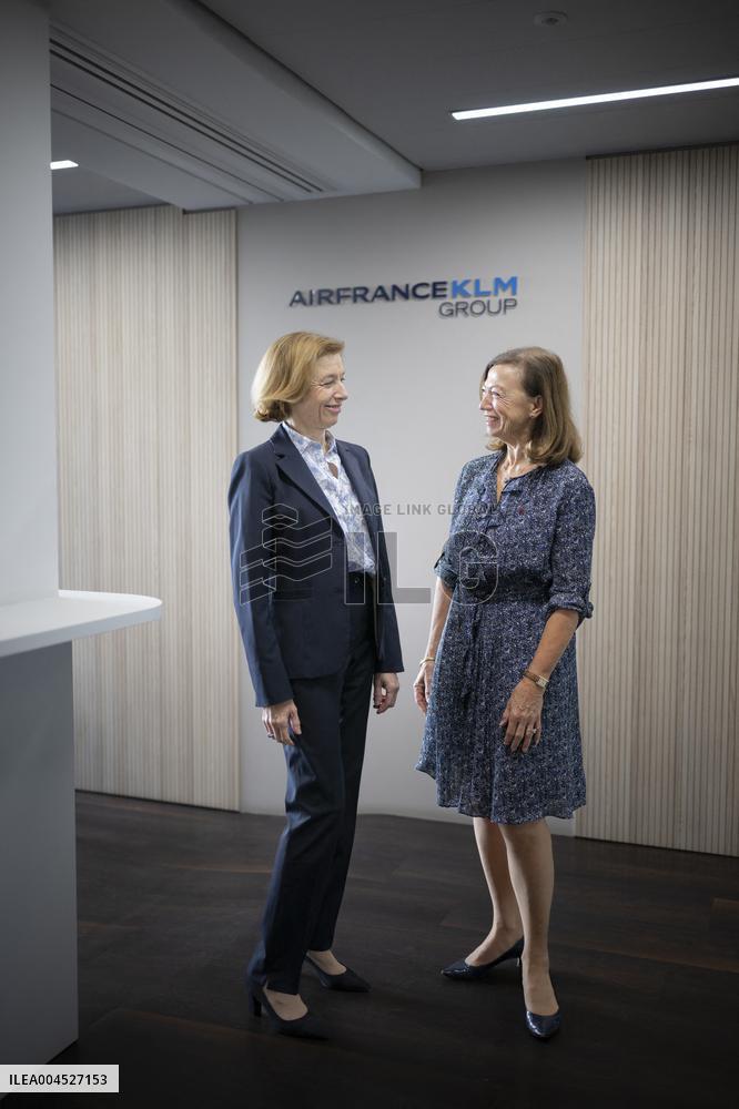 Anne-Marie Couderc et Florence Parly Portrait - Paris